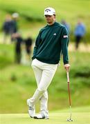 17 July 2025; Nicolai Hojgaard of Denmark during day one of The 153rd Open Championship at Royal Portrush Golf Club in Portrush, Antrim. Photo by Ramsey Cardy/Sportsfile