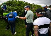 17 July 2025; Padraig Harrington of Ireland searches for his ball on the 11th hole during day one of The 153rd Open Championship at Royal Portrush Golf Club in Portrush, Antrim. Photo by Ramsey Cardy/Sportsfile