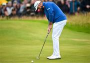 17 July 2025; Shane Lowry of Ireland putts on the first green during day one of The 153rd Open Championship at Royal Portrush Golf Club in Portrush, Antrim. Photo by David Fitzgerald/Sportsfile