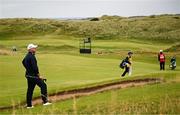 17 July 2025; Lee Westwood of England lines up a shot on the eighth hole during day one of The 153rd Open Championship at Royal Portrush Golf Club in Portrush, Antrim. Photo by Ramsey Cardy/Sportsfile