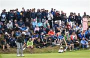17 July 2025; Justin Walters of South Africa putts on the sixth green during day one of The 153rd Open Championship at Royal Portrush Golf Club in Portrush, Antrim. Photo by David Fitzgerald/Sportsfile