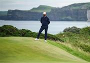 17 July 2025; Jon Rahm of Spain looks on on the sixth hole during day one of The 153rd Open Championship at Royal Portrush Golf Club in Portrush, Antrim. Photo by David Fitzgerald/Sportsfile