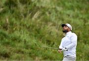 17 July 2025; JJ Spaun of USA watches his shot on the seventh hole during day one of The 153rd Open Championship at Royal Portrush Golf Club in Portrush, Antrim. Photo by David Fitzgerald/Sportsfile