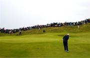 17 July 2025; Shane Lowry of Ireland chips onto the seventh green during day one of The 153rd Open Championship at Royal Portrush Golf Club in Portrush, Antrim. Photo by David Fitzgerald/Sportsfile