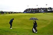17 July 2025; Aldrich Potgieter of South Africa chips onto the 12th green during day one of The 153rd Open Championship at Royal Portrush Golf Club in Portrush, Antrim. Photo by David Fitzgerald/Sportsfile
