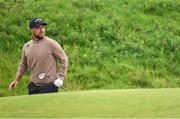 17 July 2025; Xander Schauffele of USA looks on on the 12th hole during day one of The 153rd Open Championship at Royal Portrush Golf Club in Portrush, Antrim. Photo by David Fitzgerald/Sportsfile