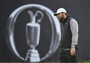 17 July 2025; Scottie Scheffler of USA looks on during day one of The 153rd Open Championship at Royal Portrush Golf Club in Portrush, Antrim. Photo by David Fitzgerald/Sportsfile