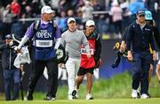 17 July 2025; Rory McIlroy of Northern Ireland walks down the first fairway during day one of The 153rd Open Championship at Royal Portrush Golf Club in Portrush, Antrim. Photo by Ramsey Cardy/Sportsfile