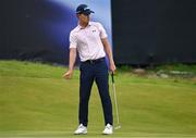 17 July 2025; Maverick McNealy of USA on the ninth green during day one of The 153rd Open Championship at Royal Portrush Golf Club in Portrush, Antrim. Photo by David Fitzgerald/Sportsfile
