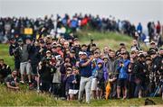 17 July 2025; Bryson DeChambeau of USA plays a shot on the ninth hole during day one of The 153rd Open Championship at Royal Portrush Golf Club in Portrush, Antrim. Photo by David Fitzgerald/Sportsfile