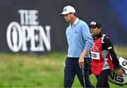 17 July 2025; Harris English of USA walks down the 18th fairway during day one of The 153rd Open Championship at Royal Portrush Golf Club in Portrush, Antrim. Photo by Ramsey Cardy/Sportsfile