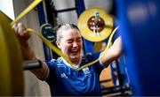 17 July 2025; Maggie Boylan during a Leinster Rugby women's gym session at Energia Park in Dublin. Photo by Seb Daly/Sportsfile