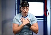 17 July 2025; Clodagh Dunne during a Leinster Rugby women's gym session at Energia Park in Dublin. Photo by Seb Daly/Sportsfile