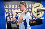 17 July 2025; Naoise Smyth during a Leinster Rugby women's gym session at Energia Park in Dublin. Photo by Seb Daly/Sportsfile