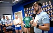 17 July 2025; Strength and conditioning coach Stephen O'Hanrahan during a Leinster Rugby women's gym session at Energia Park in Dublin. Photo by Seb Daly/Sportsfile