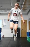 17 July 2025; Niamh Murphy during a Leinster Rugby women's gym session at Energia Park in Dublin. Photo by Seb Daly/Sportsfile