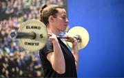 17 July 2025; Louise Carter during a Leinster Rugby women's gym session at Energia Park in Dublin. Photo by Seb Daly/Sportsfile