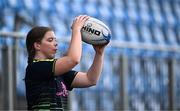 17 July 2025; Kara Mulcahy during a Leinster Rugby women's squad training session at Energia Park in Dublin. Photo by Seb Daly/Sportsfile