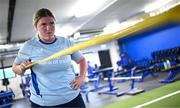 17 July 2025; Hannah Wilson during a Leinster Rugby women's gym session at Energia Park in Dublin. Photo by Seb Daly/Sportsfile