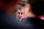 18 July 2025; Assistant coach Jonathan Sexton speaks to the media after a British & Irish Lions captain's run at Suncorp Stadium in Brisbane, Australia. Photo by Brendan Moran/Sportsfile