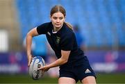 17 July 2025; Hannah Scanlan during a Leinster Rugby women's squad training session at Energia Park in Dublin. Photo by Seb Daly/Sportsfile