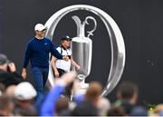 18 July 2025; Rory McIlroy of Northern Ireland walks down the first fairway during day two of The 153rd Open Championship at Royal Portrush Golf Club in Portrush, Antrim. Photo by Ramsey Cardy/Sportsfile