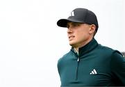 18 July 2025; Ludvig Aberg of Sweden on the second tee box during day two of The 153rd Open Championship at Royal Portrush Golf Club in Portrush, Antrim. Photo by Ramsey Cardy/Sportsfile