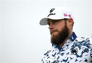 18 July 2025; Tyrrell Hatton of England on the second tee box during day two of The 153rd Open Championship at Royal Portrush Golf Club in Portrush, Antrim. Photo by Ramsey Cardy/Sportsfile