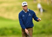 18 July 2025; Harris English of USA after putting on the first green during day two of The 153rd Open Championship at Royal Portrush Golf Club in Portrush, Antrim. Photo by Ramsey Cardy/Sportsfile