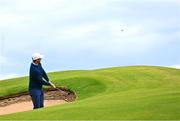 18 July 2025; Rory McIlroy of Northern Ireland chips onto the third green during day two of The 153rd Open Championship at Royal Portrush Golf Club in Portrush, Antrim. Photo by David Fitzgerald/Sportsfile