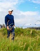 18 July 2025; Rory McIlroy of Northern Ireland in the rough on the second hole during day two of The 153rd Open Championship at Royal Portrush Golf Club in Portrush, Antrim. Photo by David Fitzgerald/Sportsfile