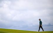 18 July 2025; Ludvig Aberg of Sweden walks onto the ninth green during day two of The 153rd Open Championship at Royal Portrush Golf Club in Portrush, Antrim. Photo by Ramsey Cardy/Sportsfile