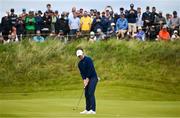 18 July 2025; Rory McIlroy of Northern Ireland misses a putt on the seventh green during day two of The 153rd Open Championship at Royal Portrush Golf Club in Portrush, Antrim. Photo by David Fitzgerald/Sportsfile