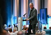 18 July 2025; Uachtarán Chumann Lúthchleas Gael Jarlath Burns during the GPA Hurling and Camogie Legends Lunch at Croke Park in Dublin. Photo by Seb Daly/Sportsfile