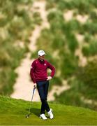 18 July 2025; Tom McKibbin of Northern Ireland looks on from the sixth green during day two of The 153rd Open Championship at Royal Portrush Golf Club in Portrush, Antrim. Photo by Ramsey Cardy/Sportsfile