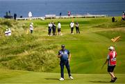 18 July 2025; Padraig Harrington of Ireland after putting on the sixth green during day two of The 153rd Open Championship at Royal Portrush Golf Club in Portrush, Antrim. Photo by Ramsey Cardy/Sportsfile