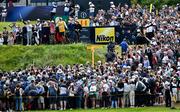 18 July 2025; A general view as Rory McIlroy of Northern Ireland watches his tee shot on the 14th hole during day two of The 153rd Open Championship at Royal Portrush Golf Club in Portrush, Antrim. Photo by Ramsey Cardy/Sportsfile