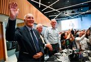 18 July 2025; Eddie Keher, left, and members of the 1975 Kilkenny team during the GPA Hurling and Camogie Legends Lunch at Croke Park in Dublin. Photo by Seb Daly/Sportsfile