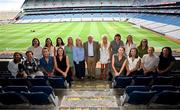 18 July 2025; The Cork 2005 camogie players during the GPA Hurling and Camogie Legends Lunch at Croke Park in Dublin. Photo by Seb Daly/Sportsfile
