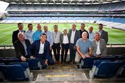 18 July 2025; The Cork 2005 hurling players during the GPA Hurling and Camogie Legends Lunch at Croke Park in Dublin. Photo by Seb Daly/Sportsfile