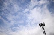 18 July 2025; A floodlight is seen before the Sports Direct Men’s FAI Cup second round match between Dundalk and Sligo Rovers at Oriel Park in Dundalk, Louth. Photo by Ben McShane/Sportsfile