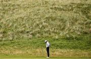 18 July 2025; Scottie Scheffler of USA on the seventh fairway during day two of The 153rd Open Championship at Royal Portrush Golf Club in Portrush, Antrim. Photo by Ramsey Cardy/Sportsfile