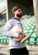 18 July 2025; Brandon Fleming of Derry City arrives for the Sports Direct Men’s FAI Cup second round match between Treaty United and Derry City at Markets Field in Limerick. Photo by Stephen McCarthy/Sportsfile