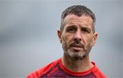 18 July 2025; Killester Donnycarney manager Ger Coughlan before the Sports Direct Men’s FAI Cup second round match between Killester Donnycarney and Bohemians at Dalymount Park in Dublin. Photo by Seb Daly/Sportsfile