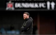18 July 2025; Dundalk manager Ciaran Kilduff before the Sports Direct Men’s FAI Cup second round match between Dundalk and Sligo Rovers at Oriel Park in Dundalk, Louth. Photo by Ben McShane/Sportsfile
