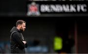 18 July 2025; Dundalk manager Ciaran Kilduff before the Sports Direct Men’s FAI Cup second round match between Dundalk and Sligo Rovers at Oriel Park in Dundalk, Louth. Photo by Ben McShane/Sportsfile