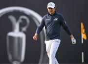 18 July 2025; Matt Fitzpatrick of England on the 18th green during day two of The 153rd Open Championship at Royal Portrush Golf Club in Portrush, Antrim. Photo by Ramsey Cardy/Sportsfile
