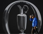 18 July 2025; Hideki Matsuyama of Japan on the 18th green during day two of The 153rd Open Championship at Royal Portrush Golf Club in Portrush, Antrim. Photo by Ramsey Cardy/Sportsfile