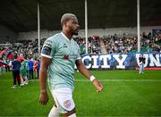18 July 2025; Dipo Akinyemi of Derry City before the Sports Direct Men’s FAI Cup second round match between Treaty United and Derry City at Markets Field in Limerick. Photo by Stephen McCarthy/Sportsfile