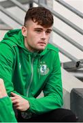 18 July 2025; Callum Honohan of Shamrock Rovers before the Sports Direct Men’s FAI Cup second round match between Shamrock Rovers and Wexford at Tallaght Stadium in Dublin. Photo by Thomas Flinkow/Sportsfile